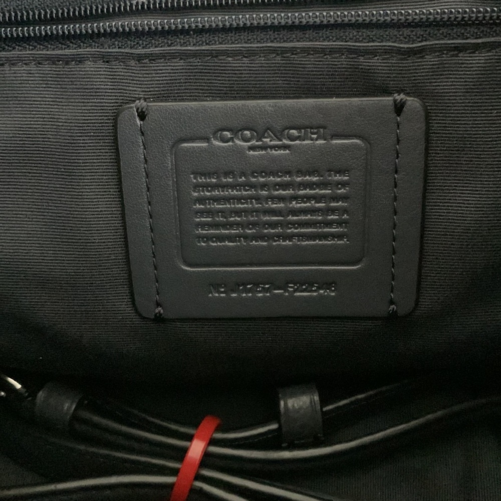 Coach Harley Hobo Blue Leather Cross Body Bag - Picture 5 of 8